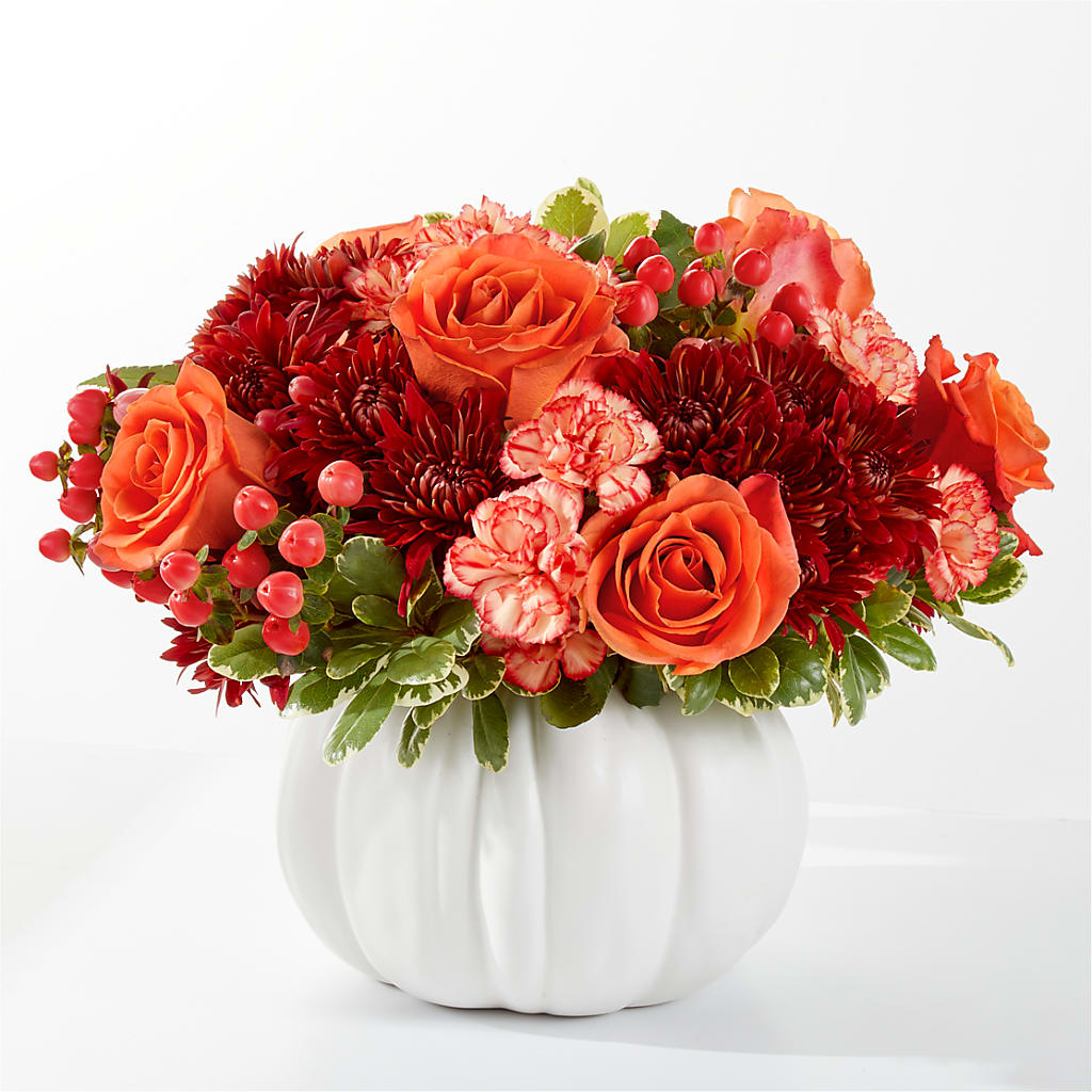Autumn Air Pumpkin Bouquet – Cafe Flora, Albuquerque NM