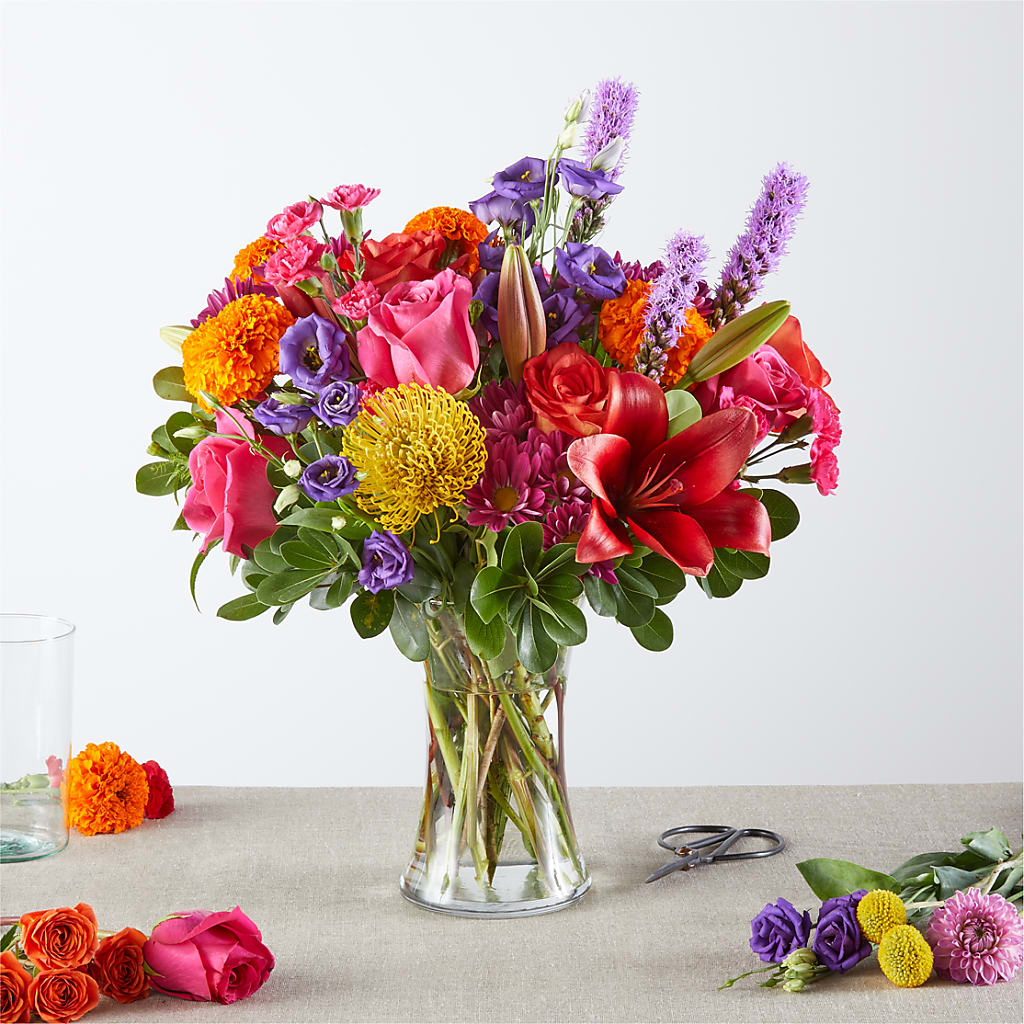 Feast of Color – A Florist Original – Cafe Flora, Albuquerque NM
