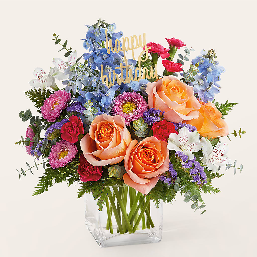 Birthday Bash Bouquet – Cafe Flora, Albuquerque NM