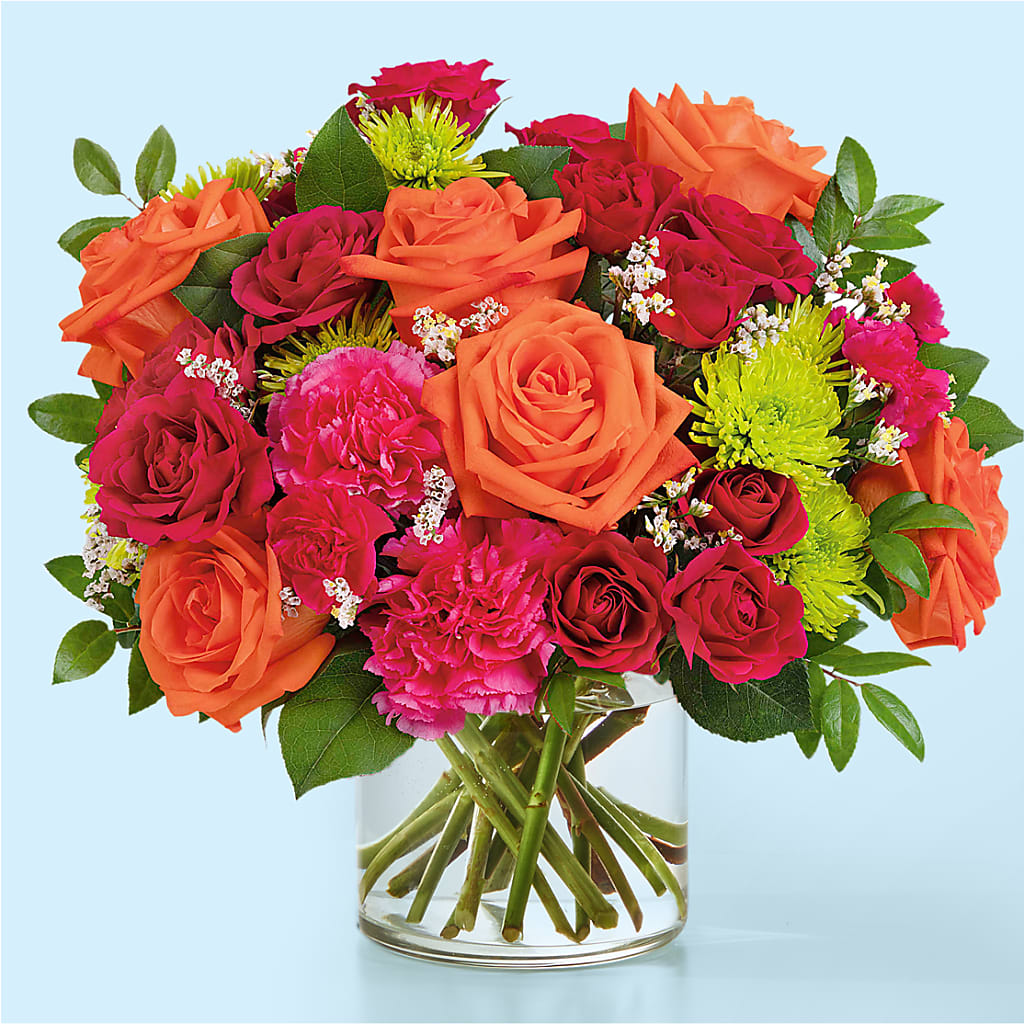 Colorful Carnival Bouquet – Cafe Flora, Albuquerque NM