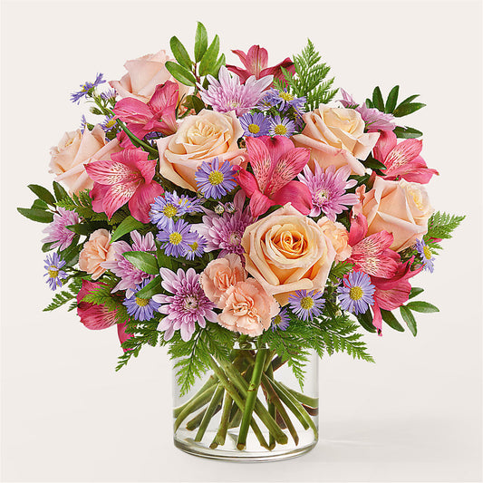 Sunset Serenade Bouquet – Cafe Flora, Albuquerque NM