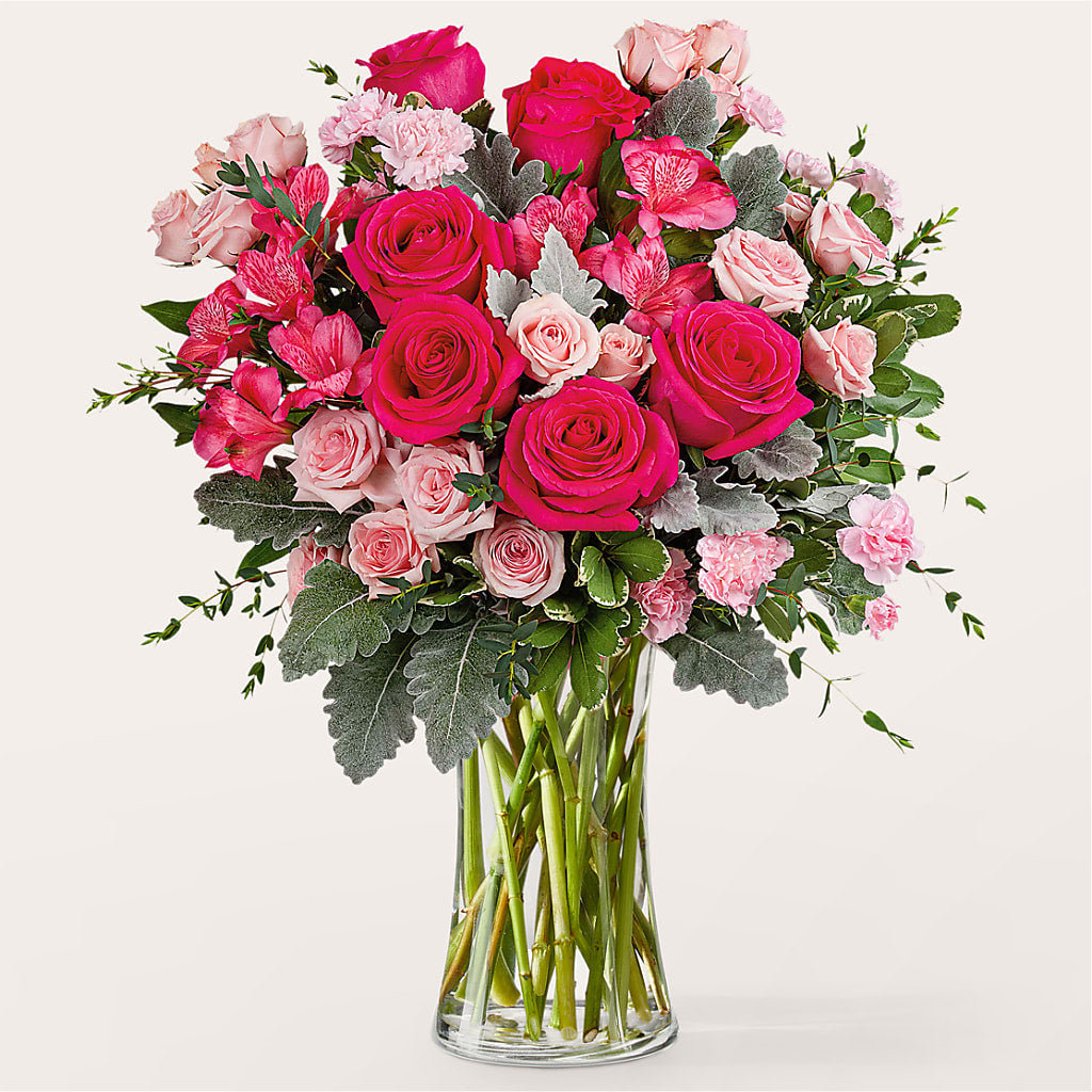 Tickled Pink Bouquet – Cafe Flora, Albuquerque NM