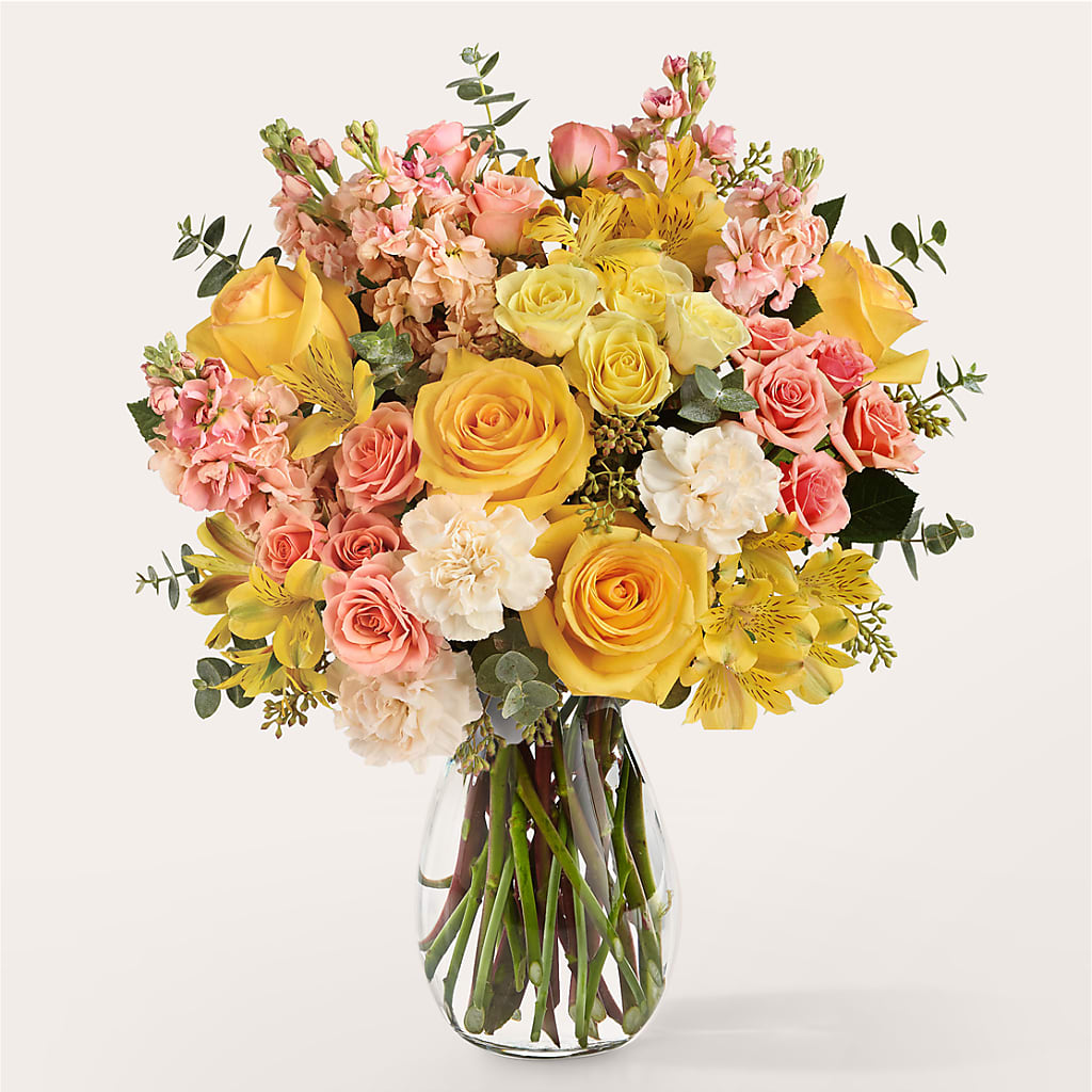 Slice of Sunrise Bouquet – Cafe Flora, Albuquerque NM