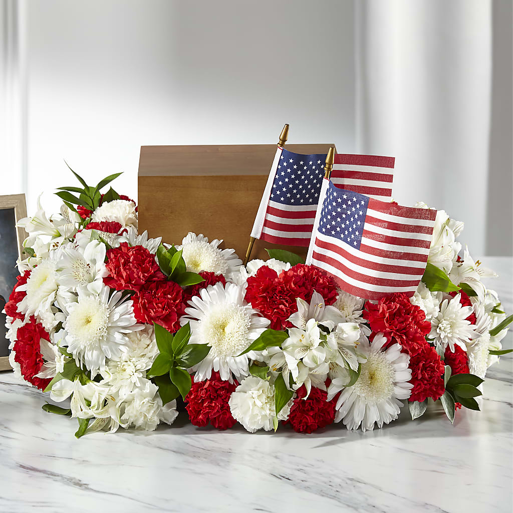 Spirit of Patriotism Cremation Adornment – Cafe Flora, Albuquerque NM