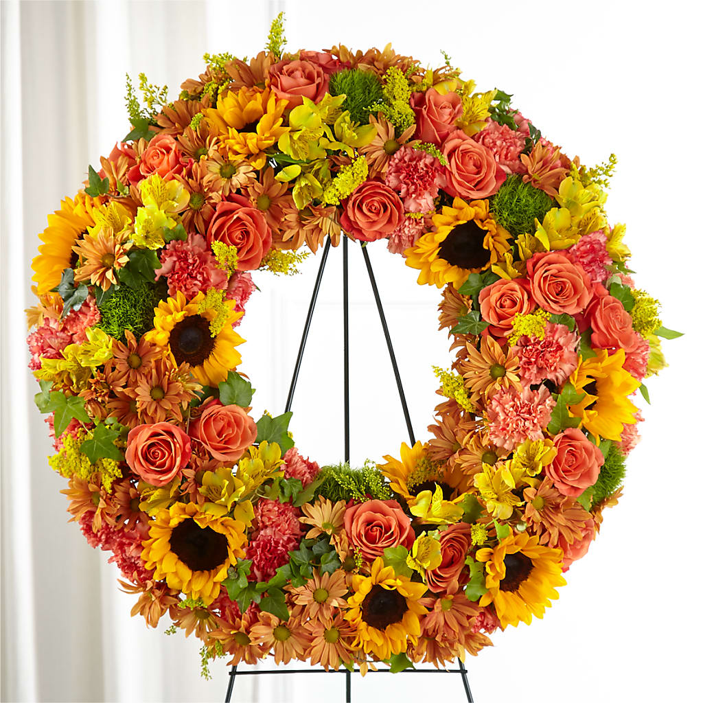 Autumnal Memories Wreath (Standard) – Cafe Flora, Albuquerque NM