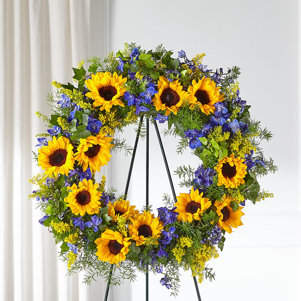 Bright Rays Wreath – Cafe Flora, Albuquerque NM