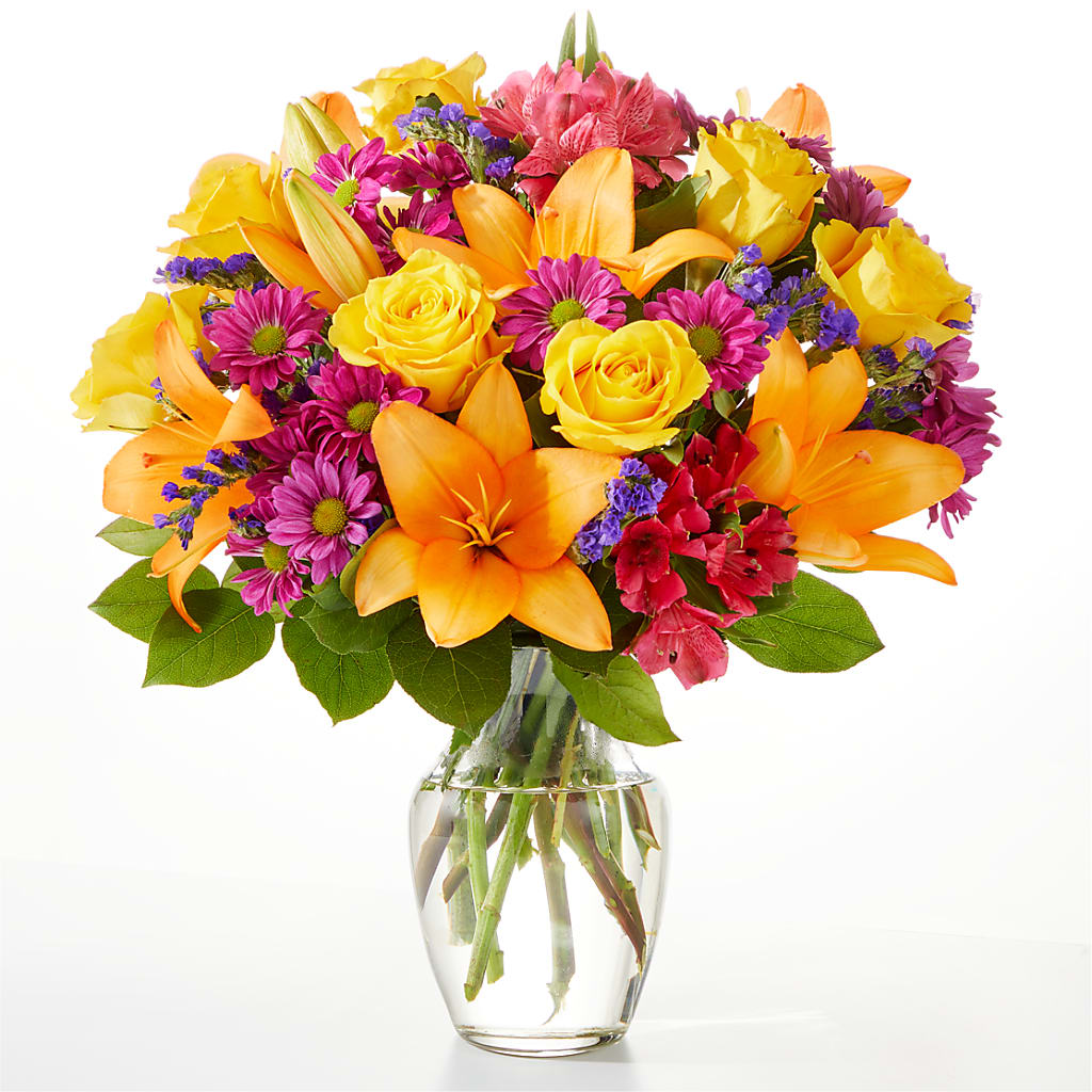 Colorful Visions Bouquet – Cafe Flora, Albuquerque NM