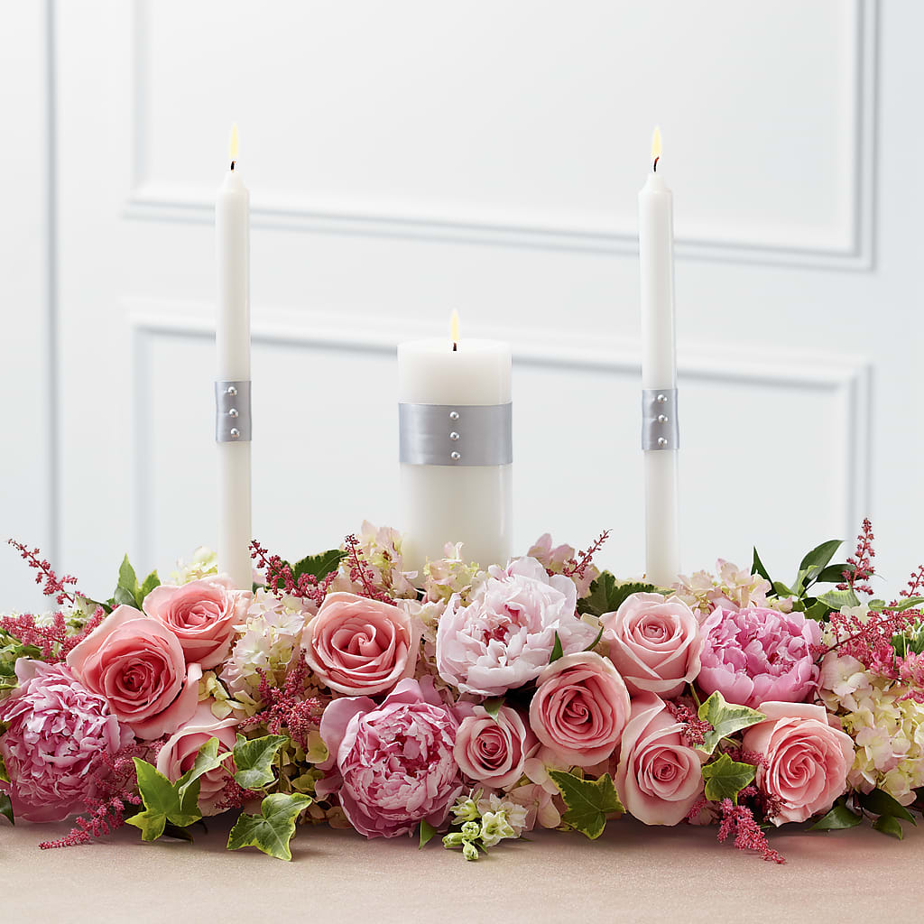 Worldwide Romance Unity Candle Arrangement – Cafe Flora, Albuquerque NM