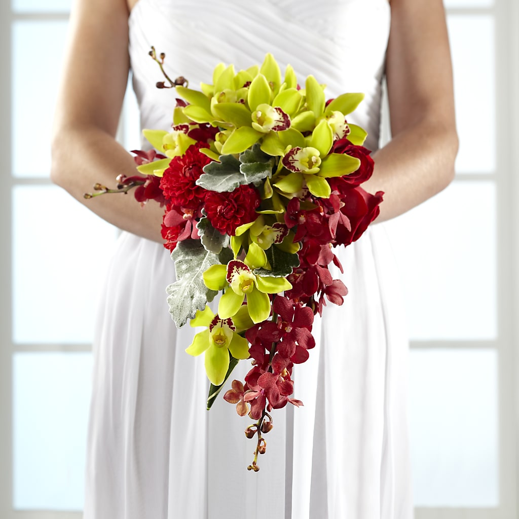 Elegant Orchid Bouquet – Cafe Flora, Albuquerque NM