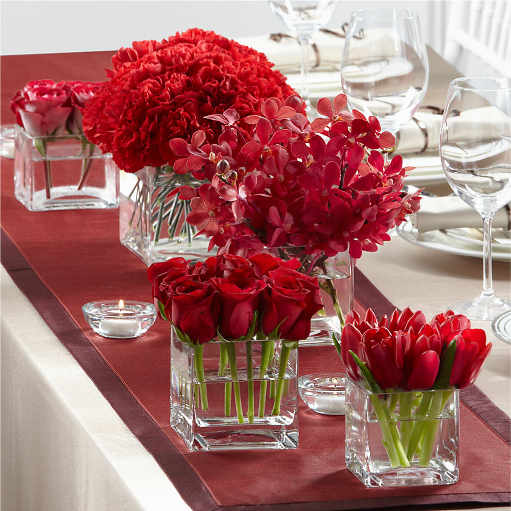 Modern Grace Centerpiece – Cafe Flora, Albuquerque NM