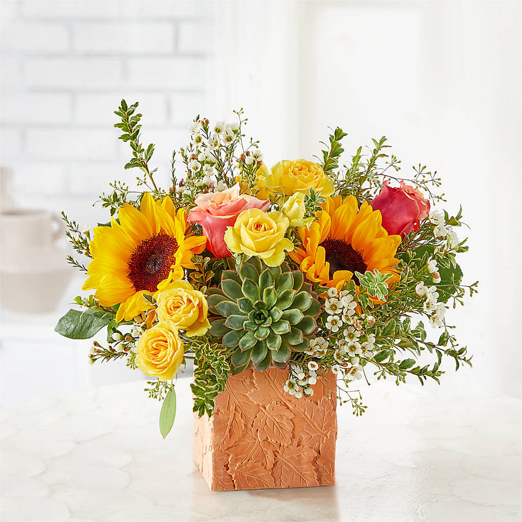 Sunflower Season Bouquet –  Cafe Flora, Albuquerque NM