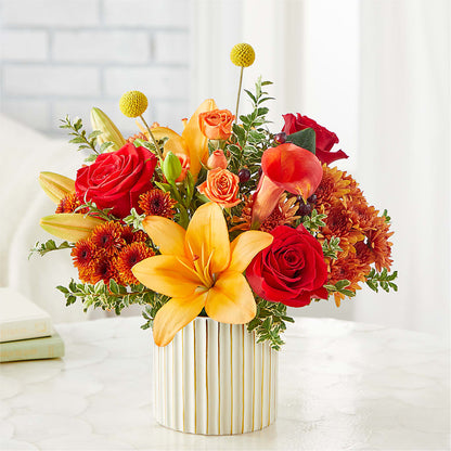 Scarlet Skies Bouquet –  Cafe Flora, Albuquerque NM