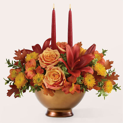 Harvest Table Centerpiece –  Cafe Flora, Albuquerque NM