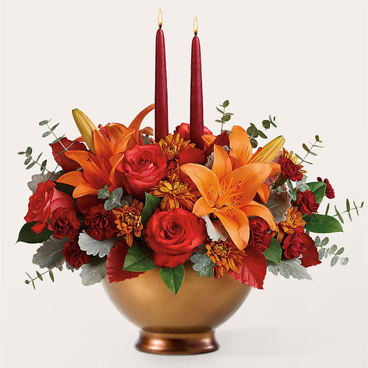 Fruits of Fall Centerpiece – CAFE FLORA, Albuquerque NM