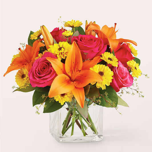 Neon Lights Bouquet –  Cafe Flora, Albuquerque NM