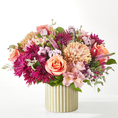 Berry Cobbler Bouquet with Ivory Vase –  Cafe Flora, Albuquerque NM