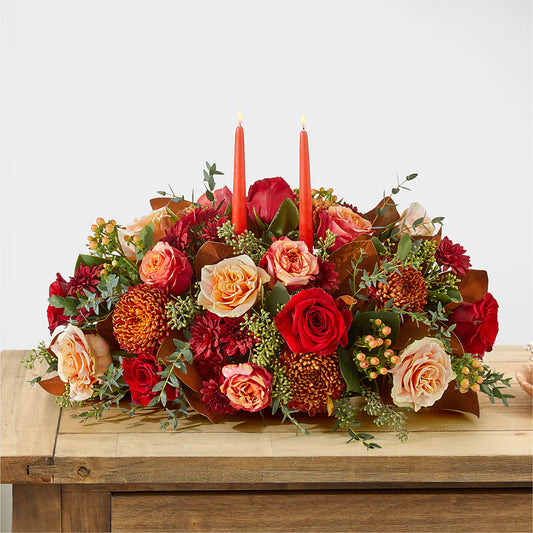 Gather Near Centerpiece – CAFE FLORA, Albuquerque NM